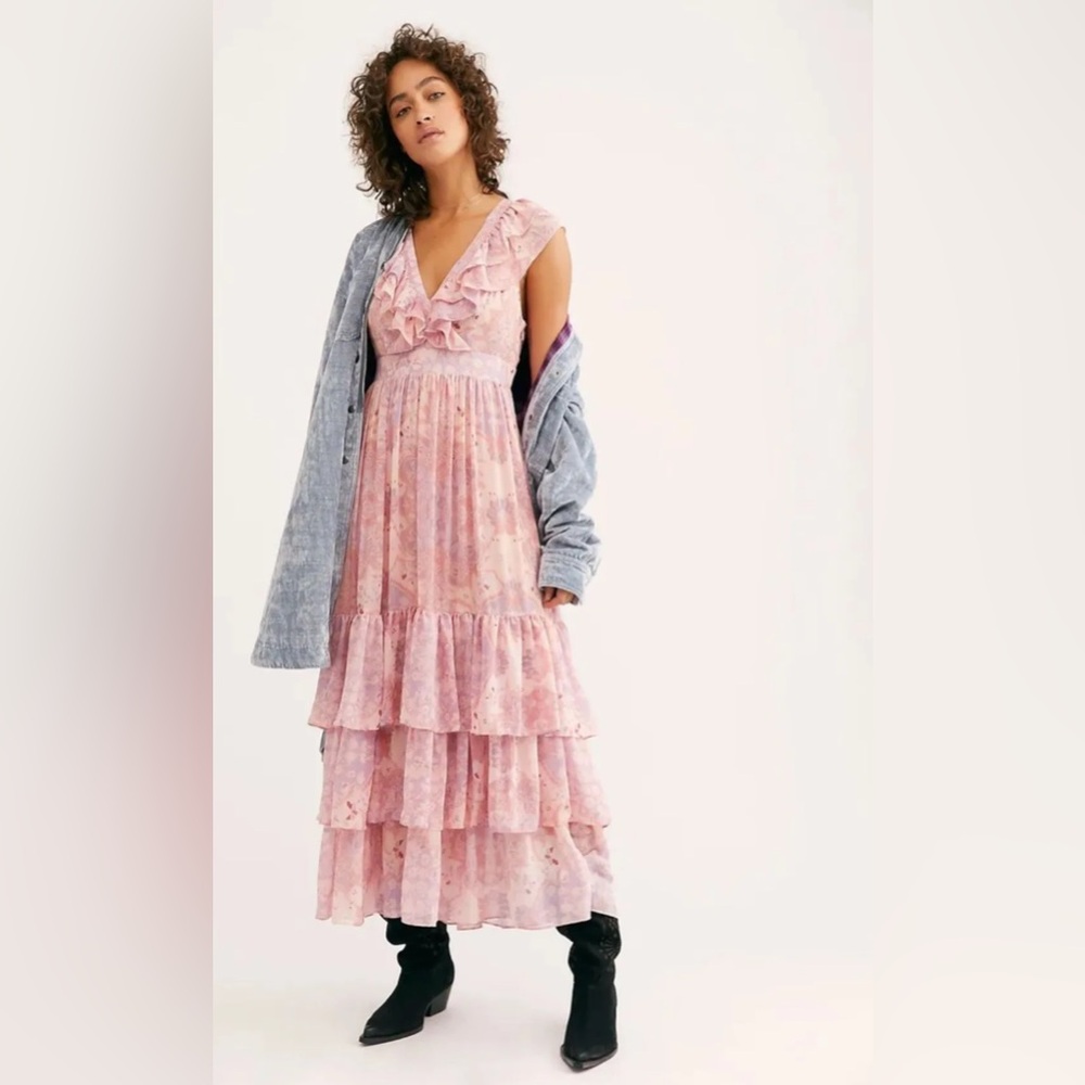 NWT Free People Wear It Out Midi Dress
